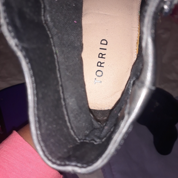 Torrid Faux Leather Faux Zip Booties - Picture 8 of 14